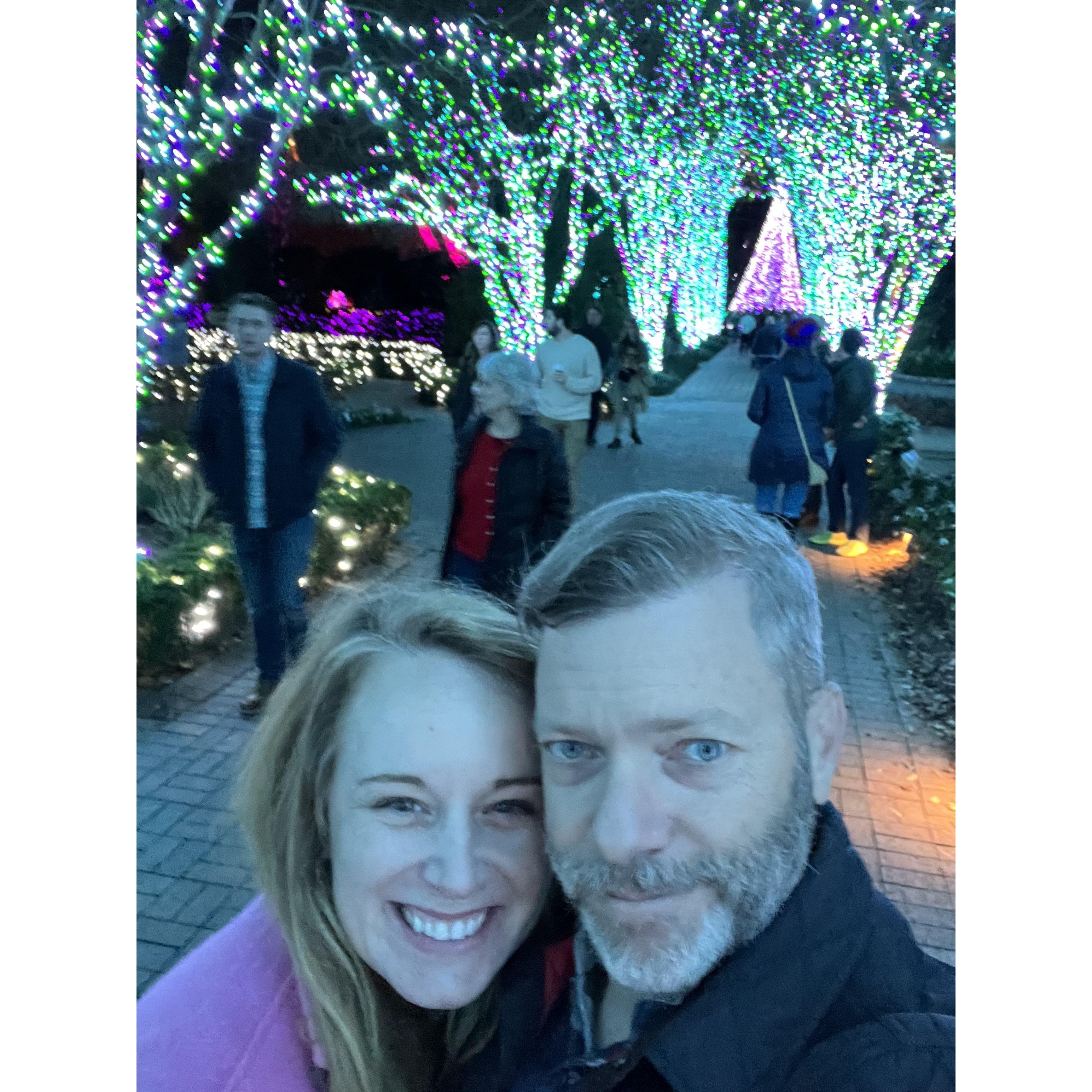 Christmas at the botanical gardens does not disappoint!