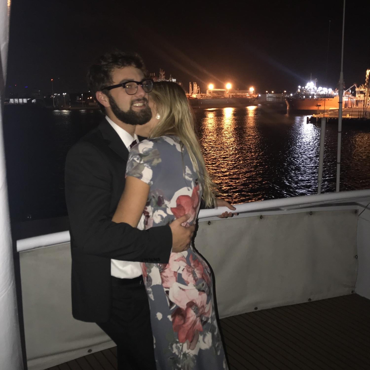 Ryan’s formal when he officially asked me to be his girlfriend 4/21/2018