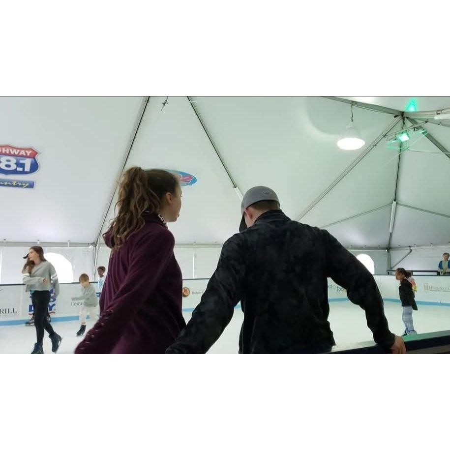 Evelyn and Dolton when ice skating!! 2018