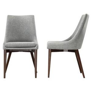 Inspire Q - Sullivan Mid Century Dining Chair Wood/Gray (Set of 2) - Homelegance