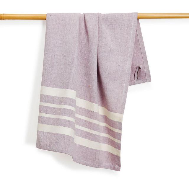 Kitchen Towel, Eggplant, Set Of 2
