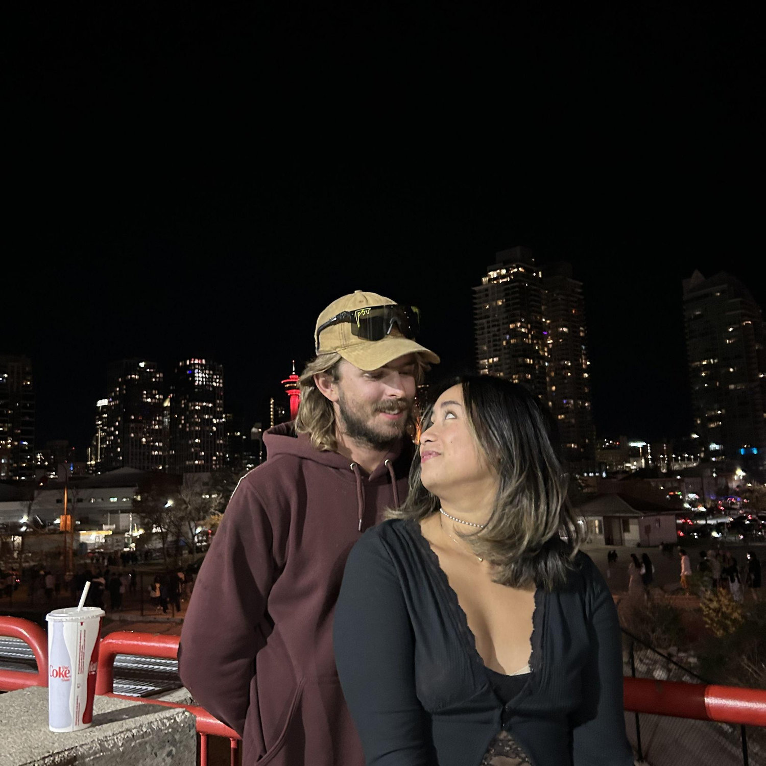 Us at the Daniel Caesar concert.
