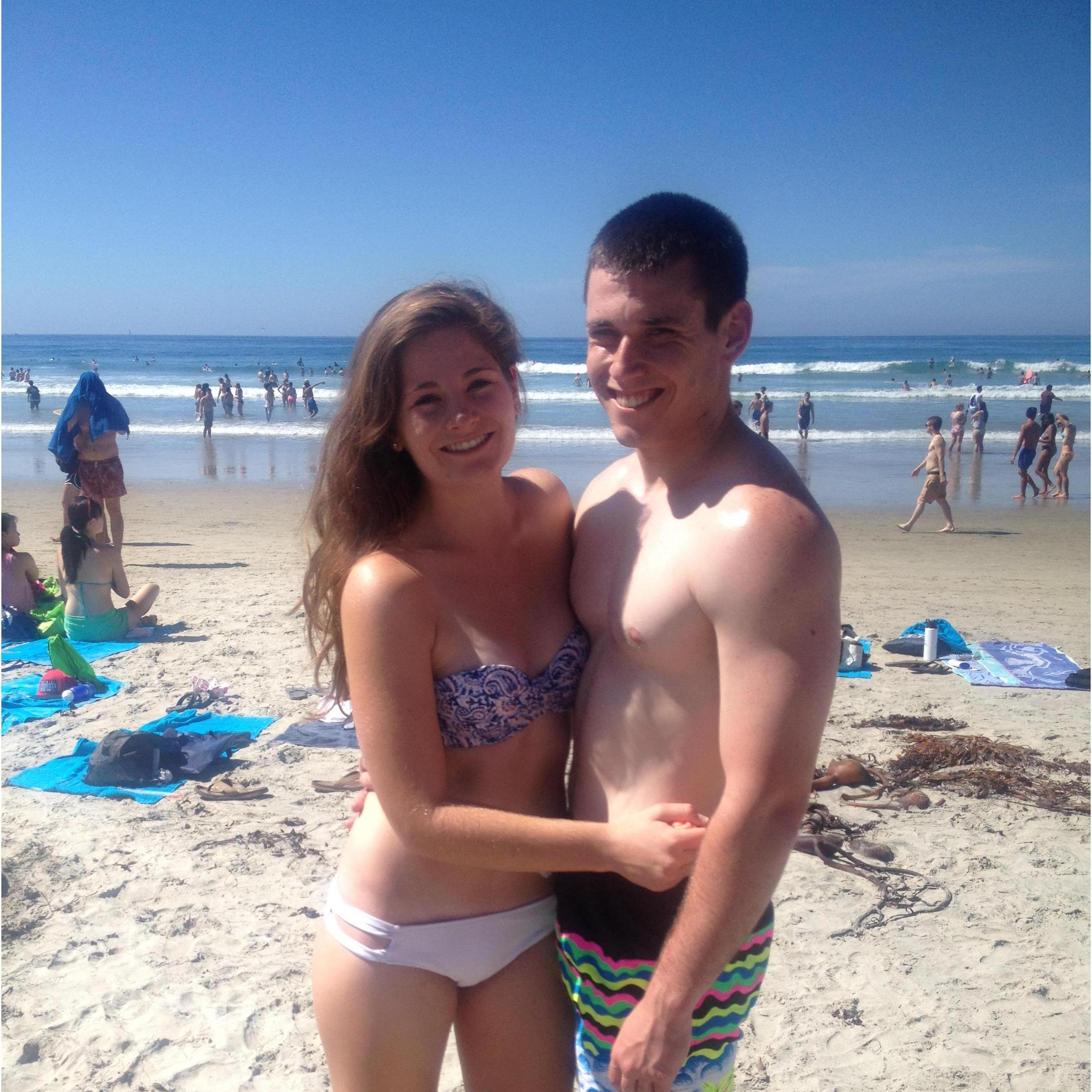 After we made our relationship official in sophomore year, 2014