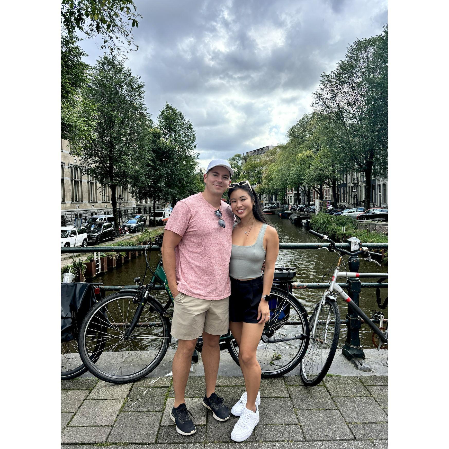 august 2024. amsterdam euro summer vacation!