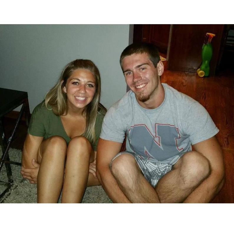 Our first photo together