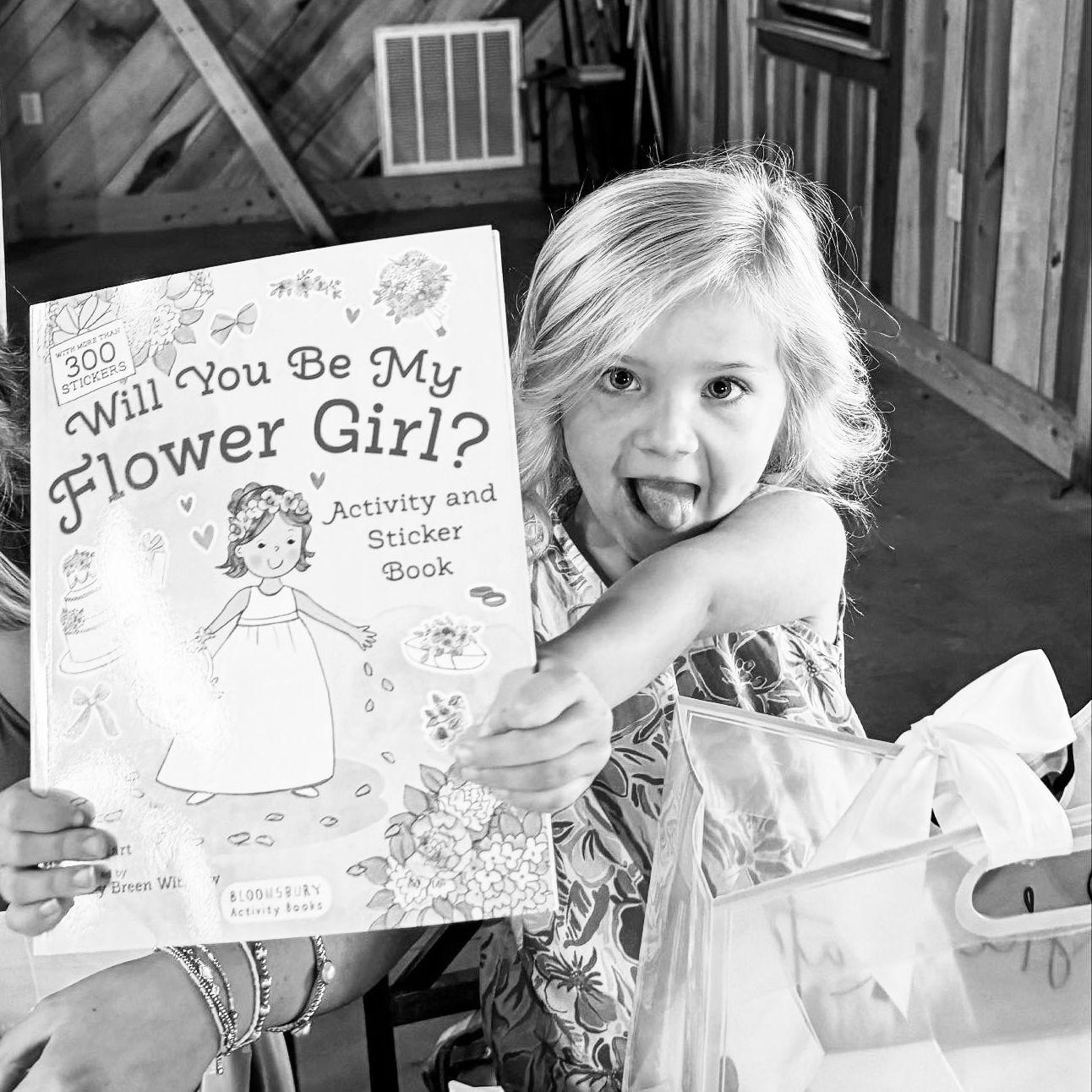 Our flower girl!