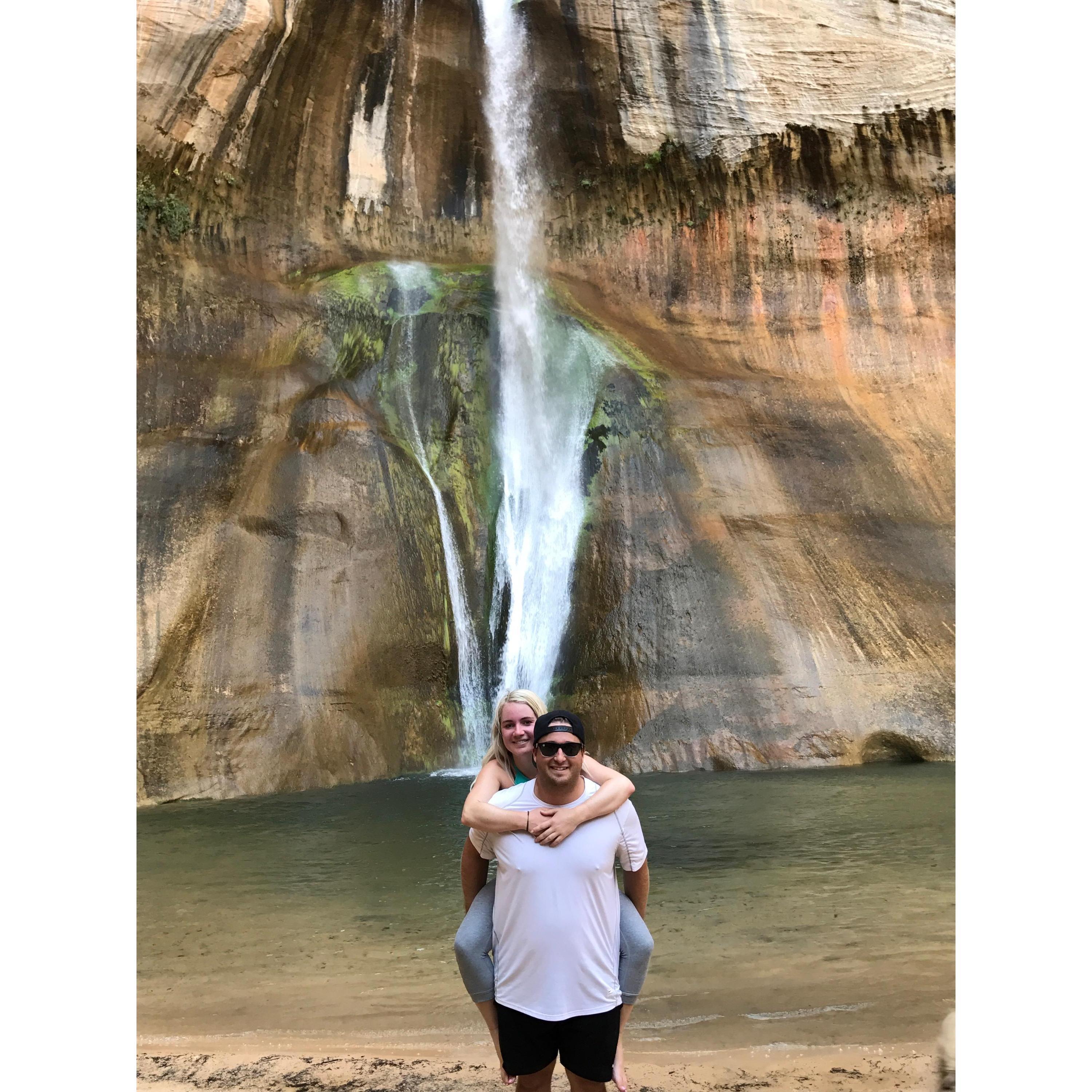 Hiking in the beautiful state of Utah