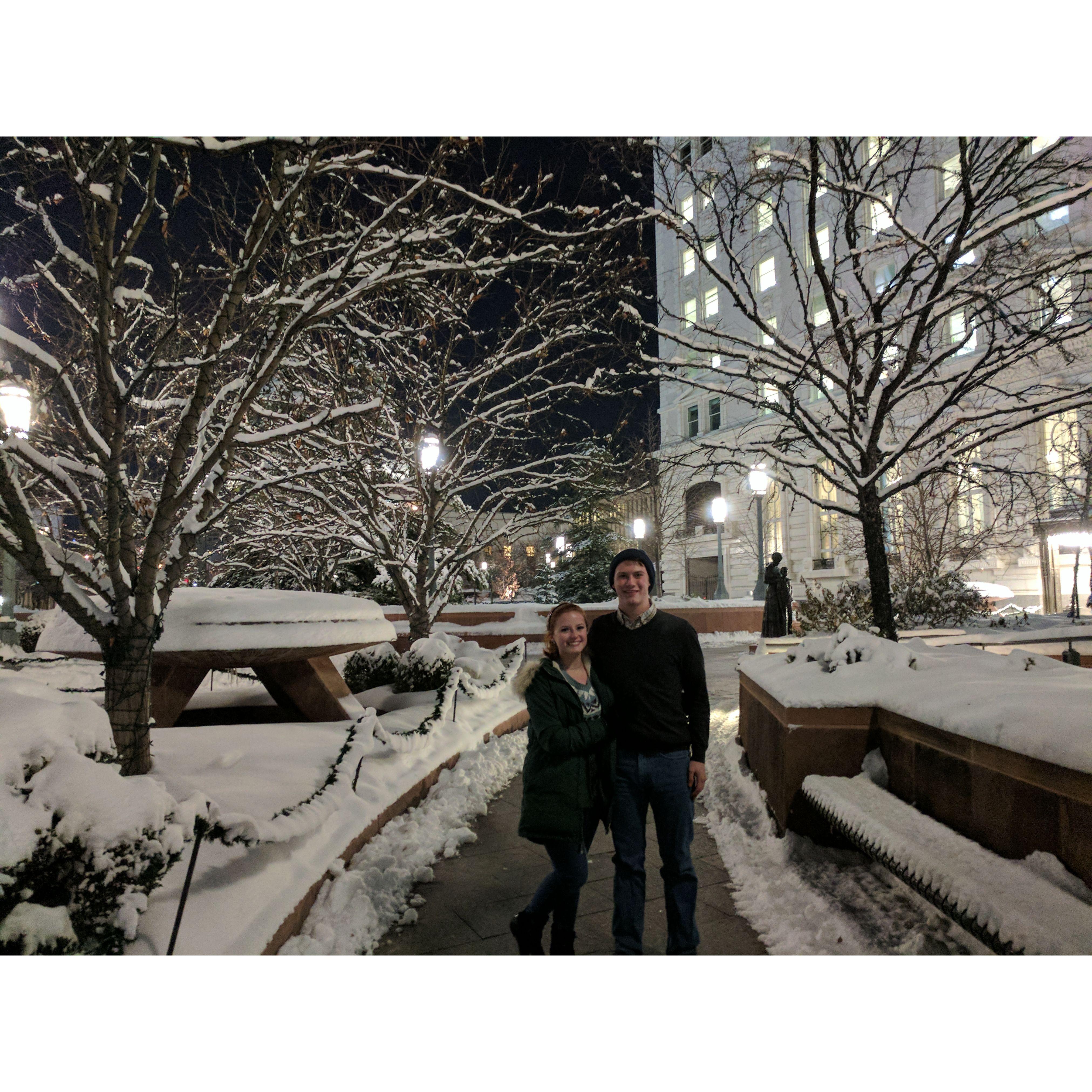 Bethany and Quinton in Salt Lake City, Utah (2017)