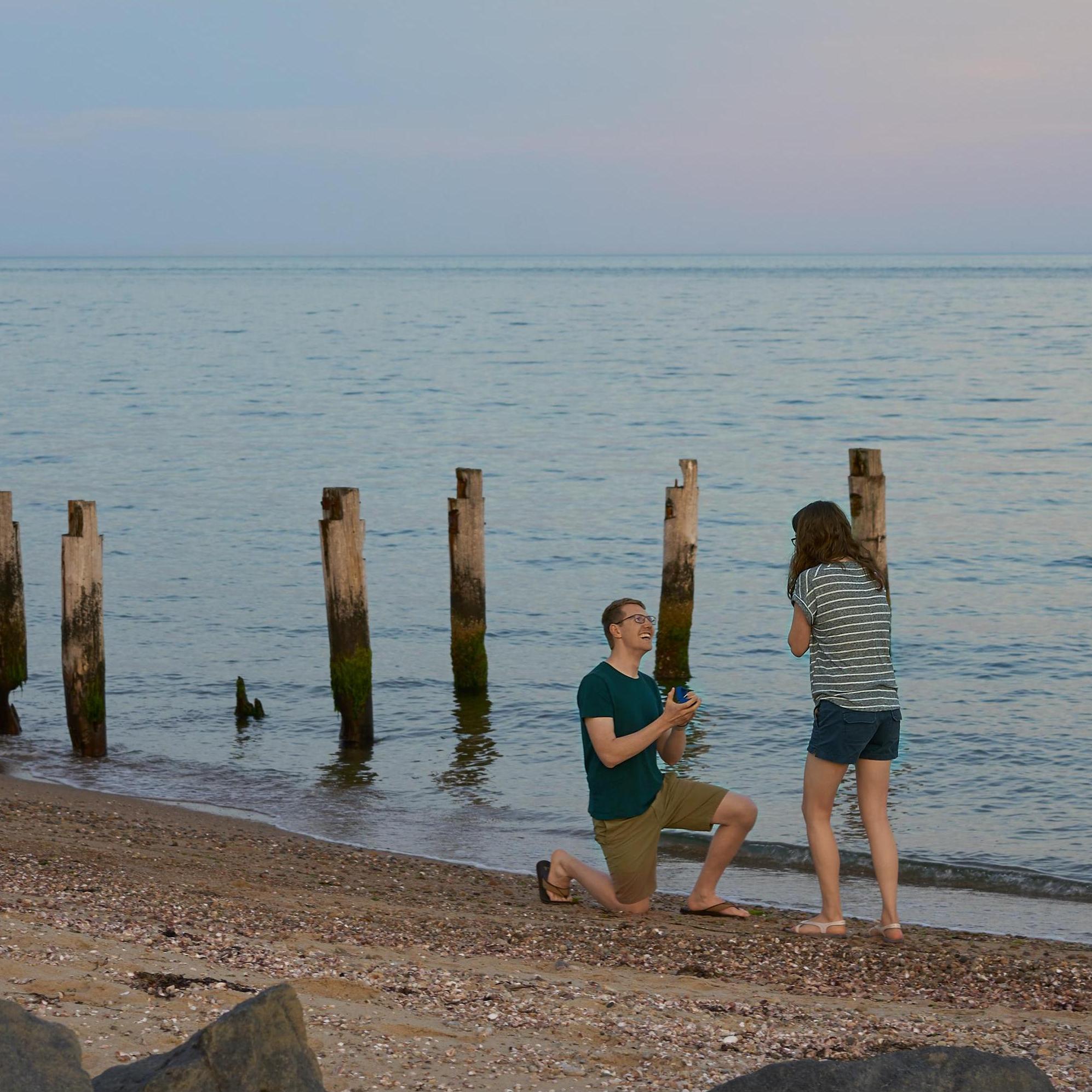 David's Proposal in Falmouth, Cape Cod.