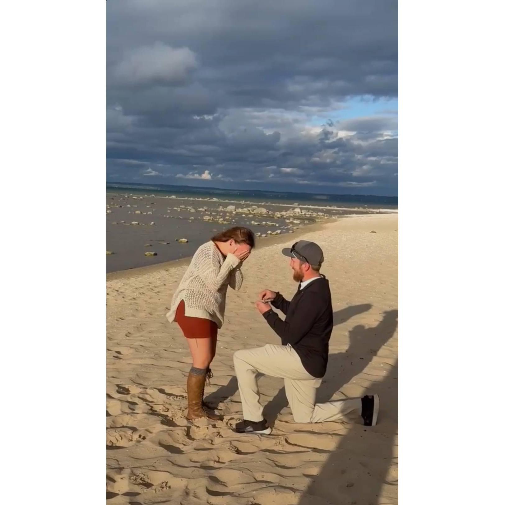 The day Alyssa said "yes!"