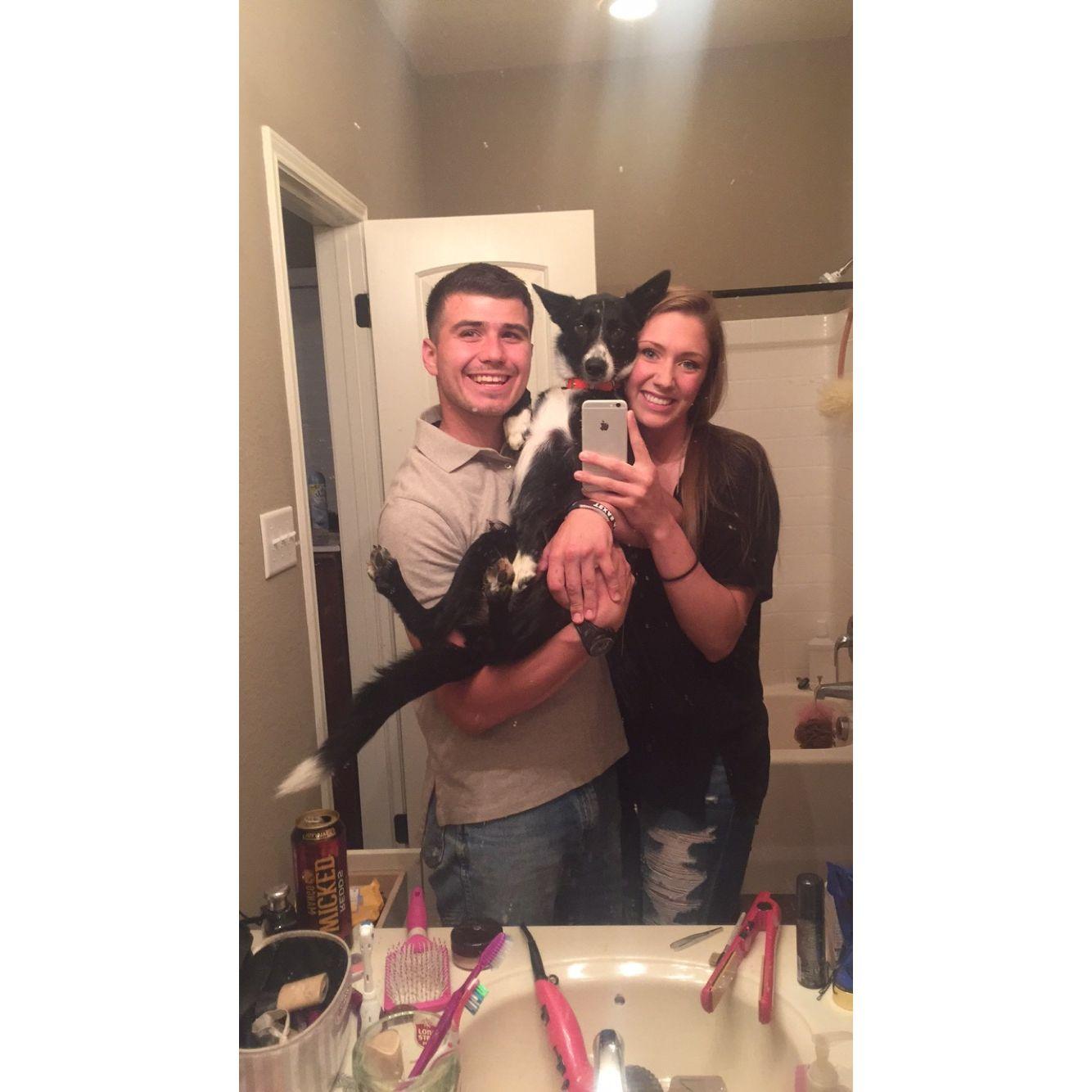 College Station 2016- when Riley was still an only child