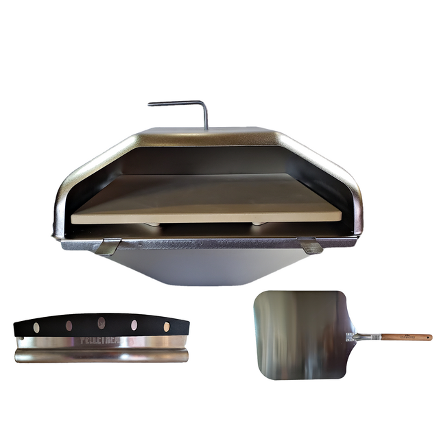 Green Mountain Grills, GMG Pizza Oven Attachment Including Pizza Peel & Pizza Cutter, OEM