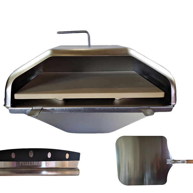 Green Mountain Grills, GMG Pizza Oven Attachment Including Pizza Peel & Pizza Cutter, OEM