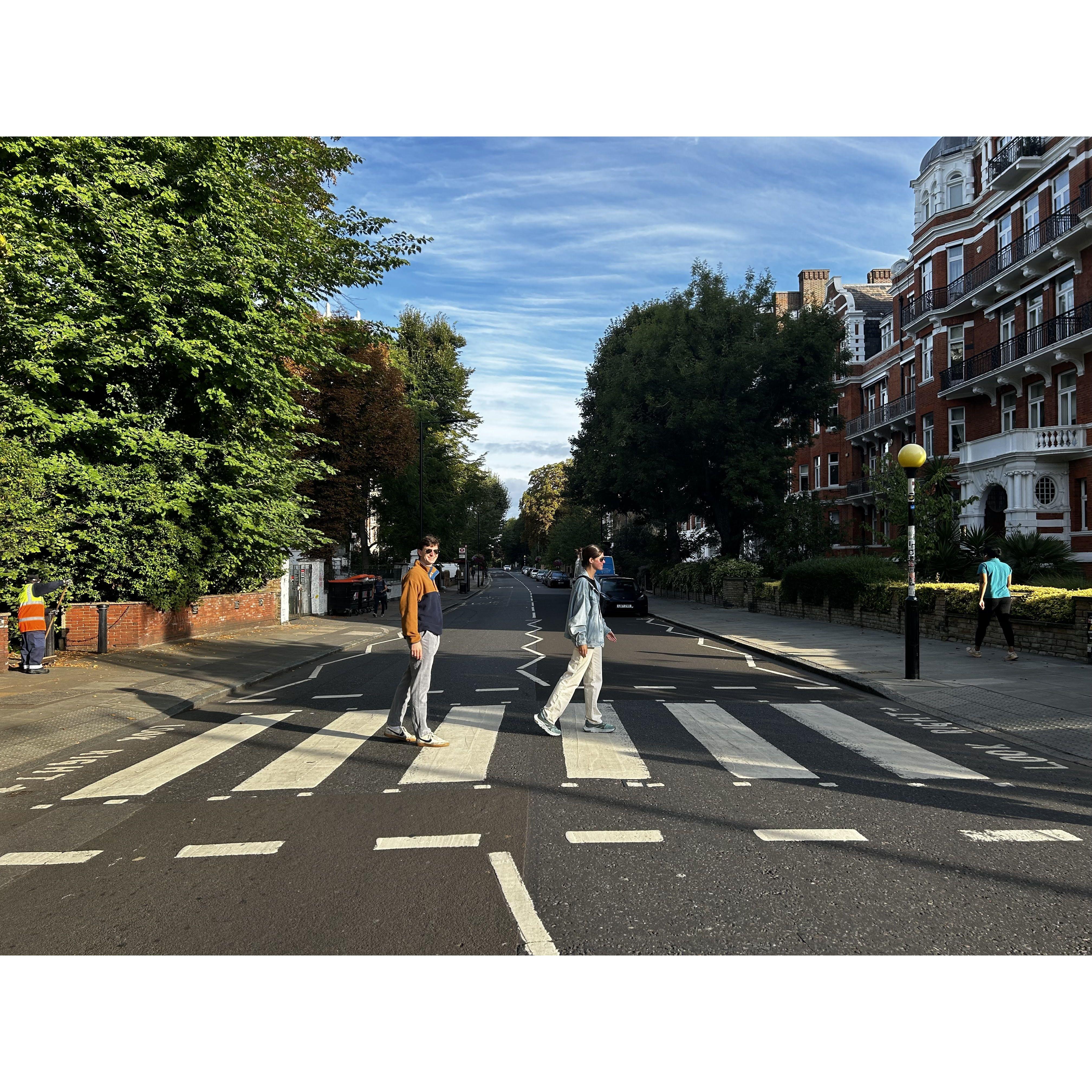 Crossing Abbey Road