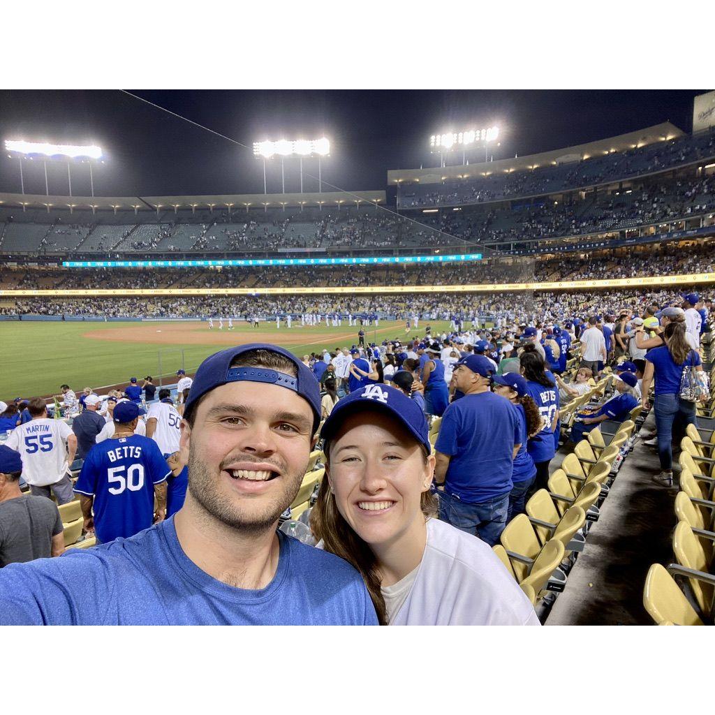 Ashley's first Dodger's game! September 2022