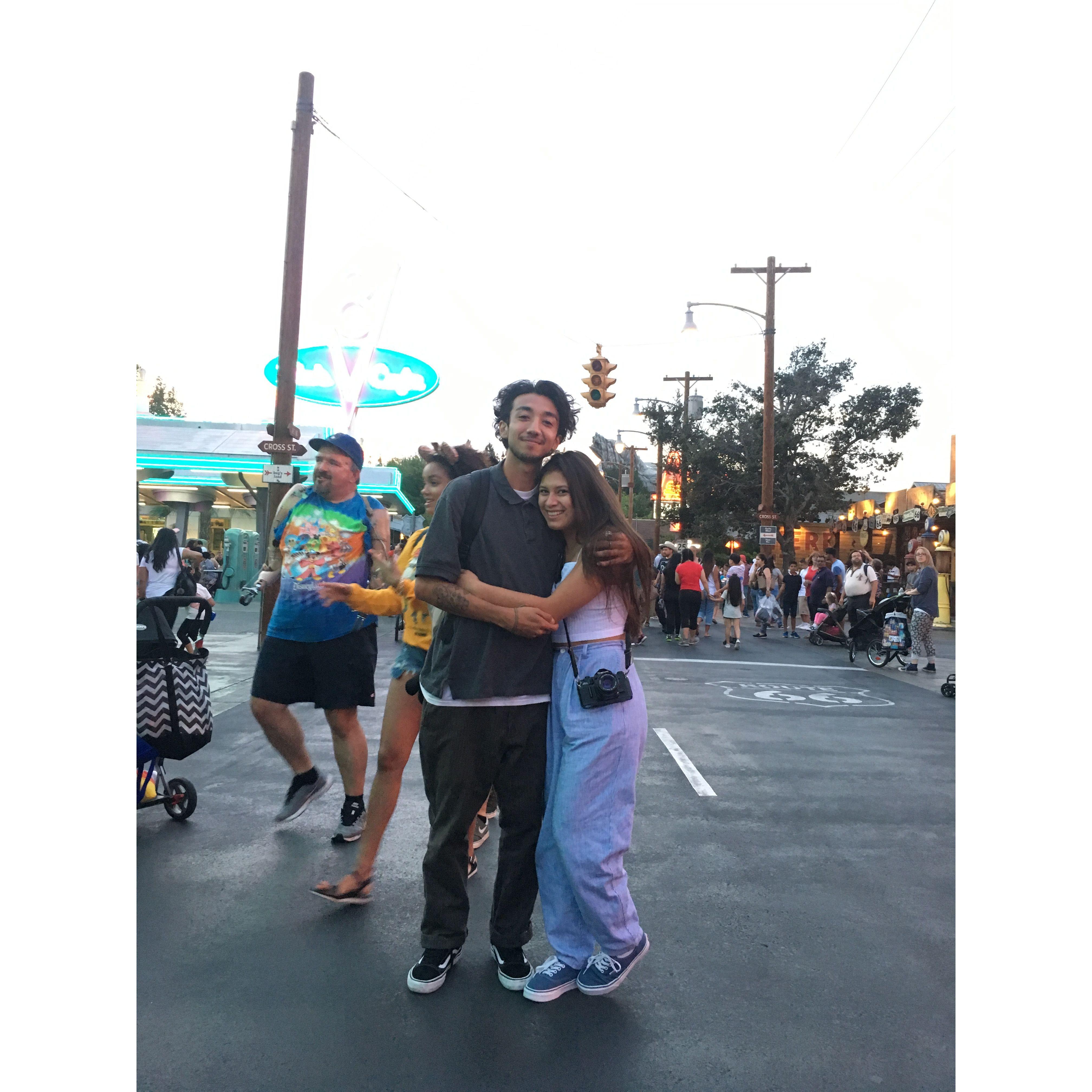Our first date to Disney.  🎡