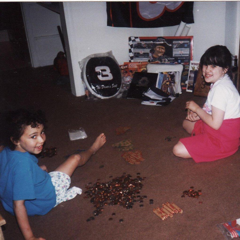 Counting Dad's change jar