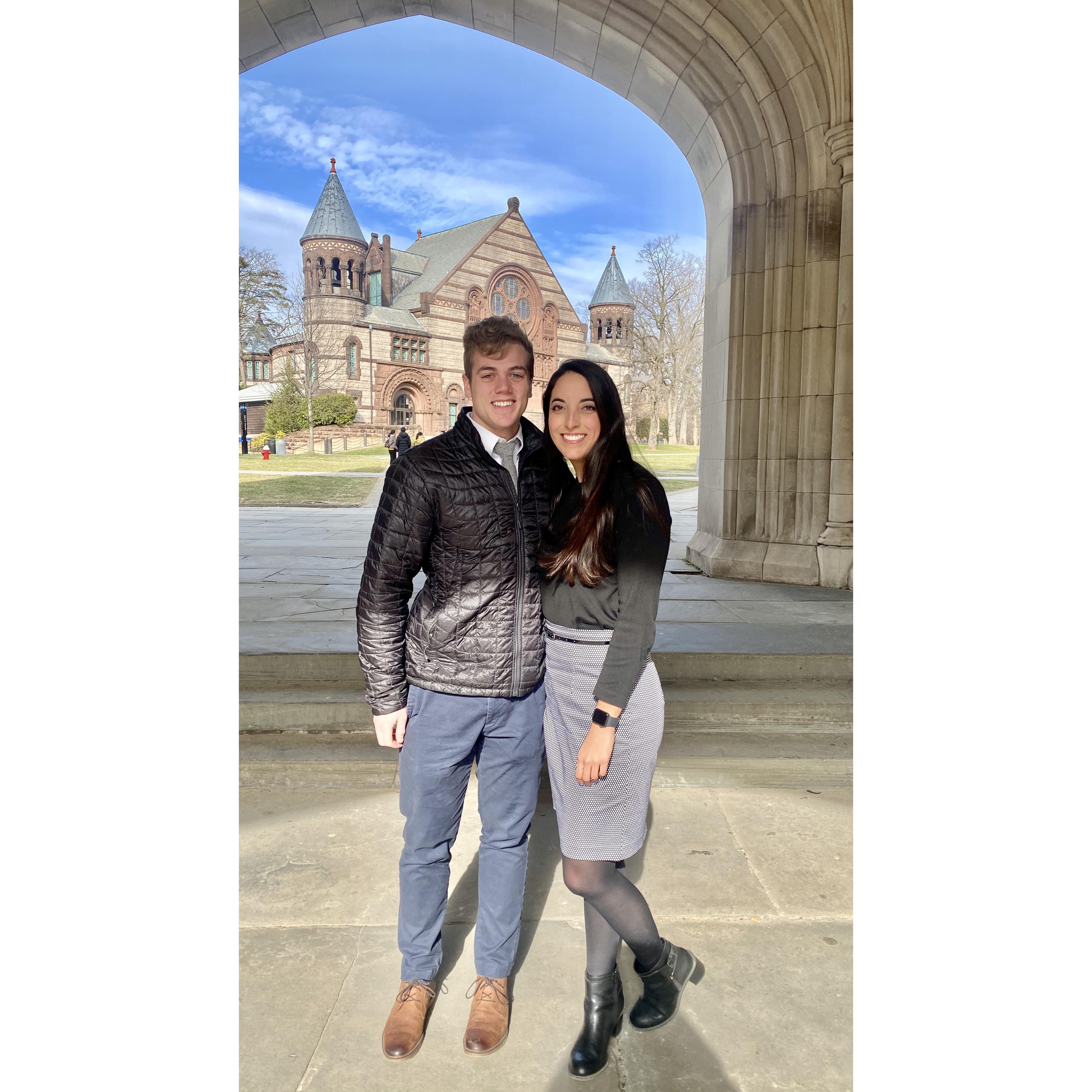 The first time Jack visited Princeton