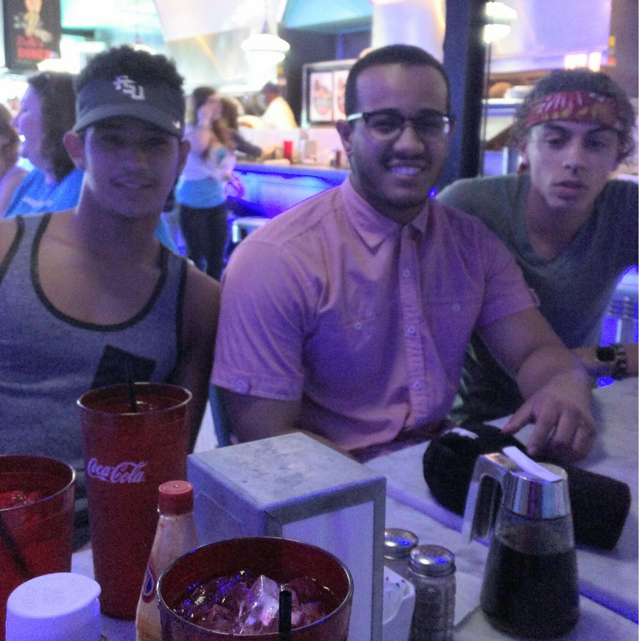 Josh, Jonathan & Elias in New Orleans day of proposal