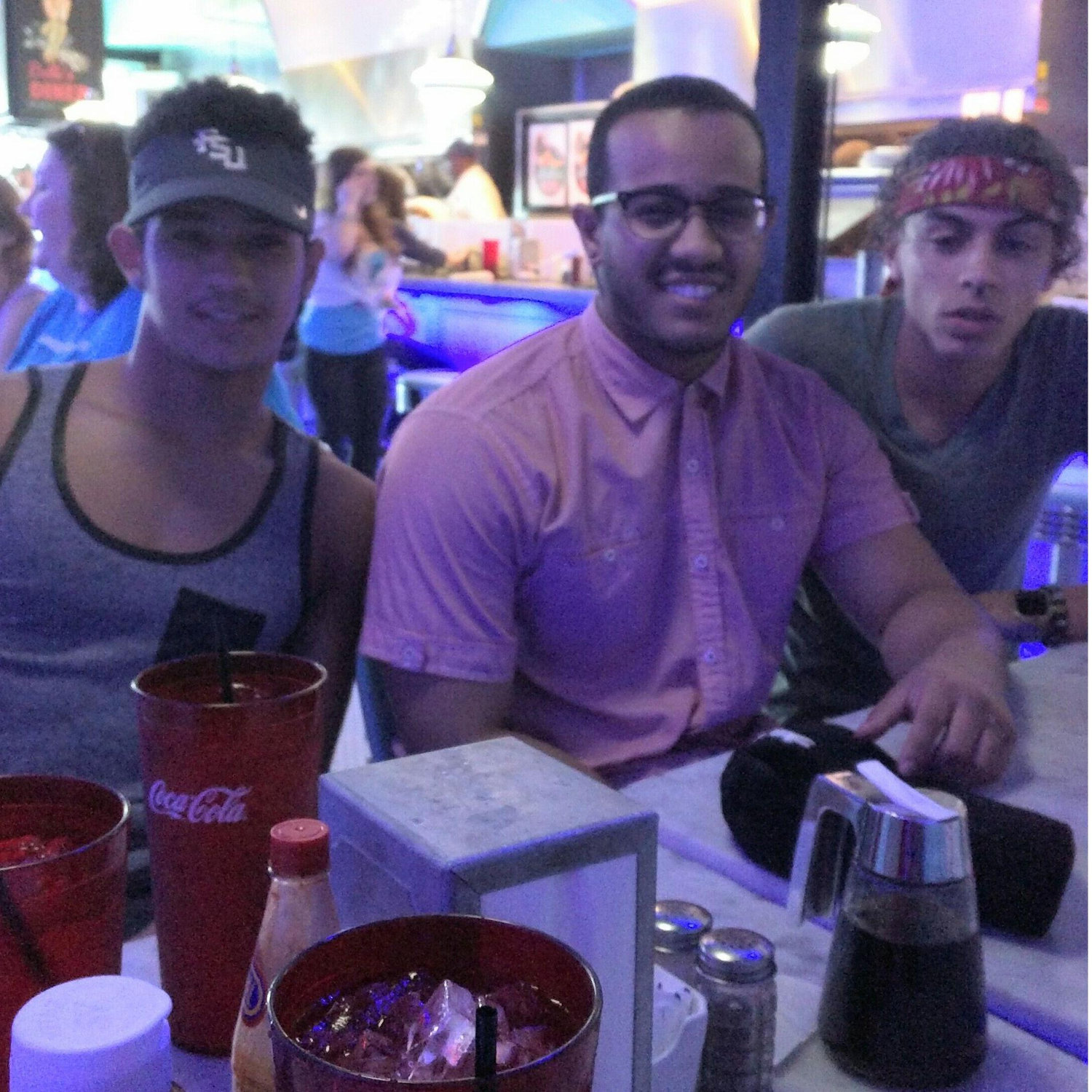 Josh, Jonathan & Elias in New Orleans day of proposal