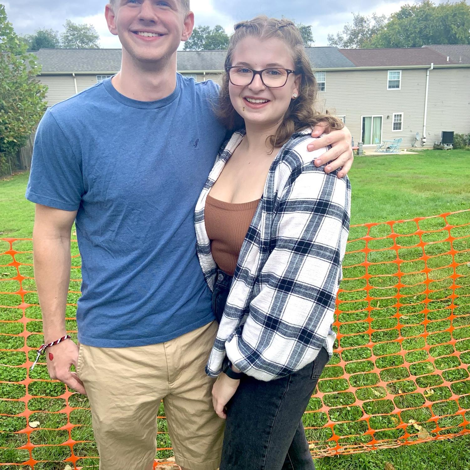 Throwing it back to one of our first photos together in 2021—who knew this would be the start of forever?