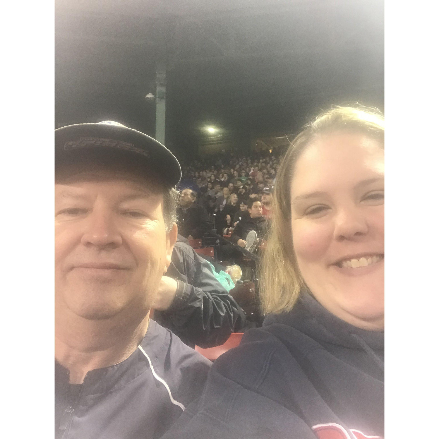 Father daughter sox game