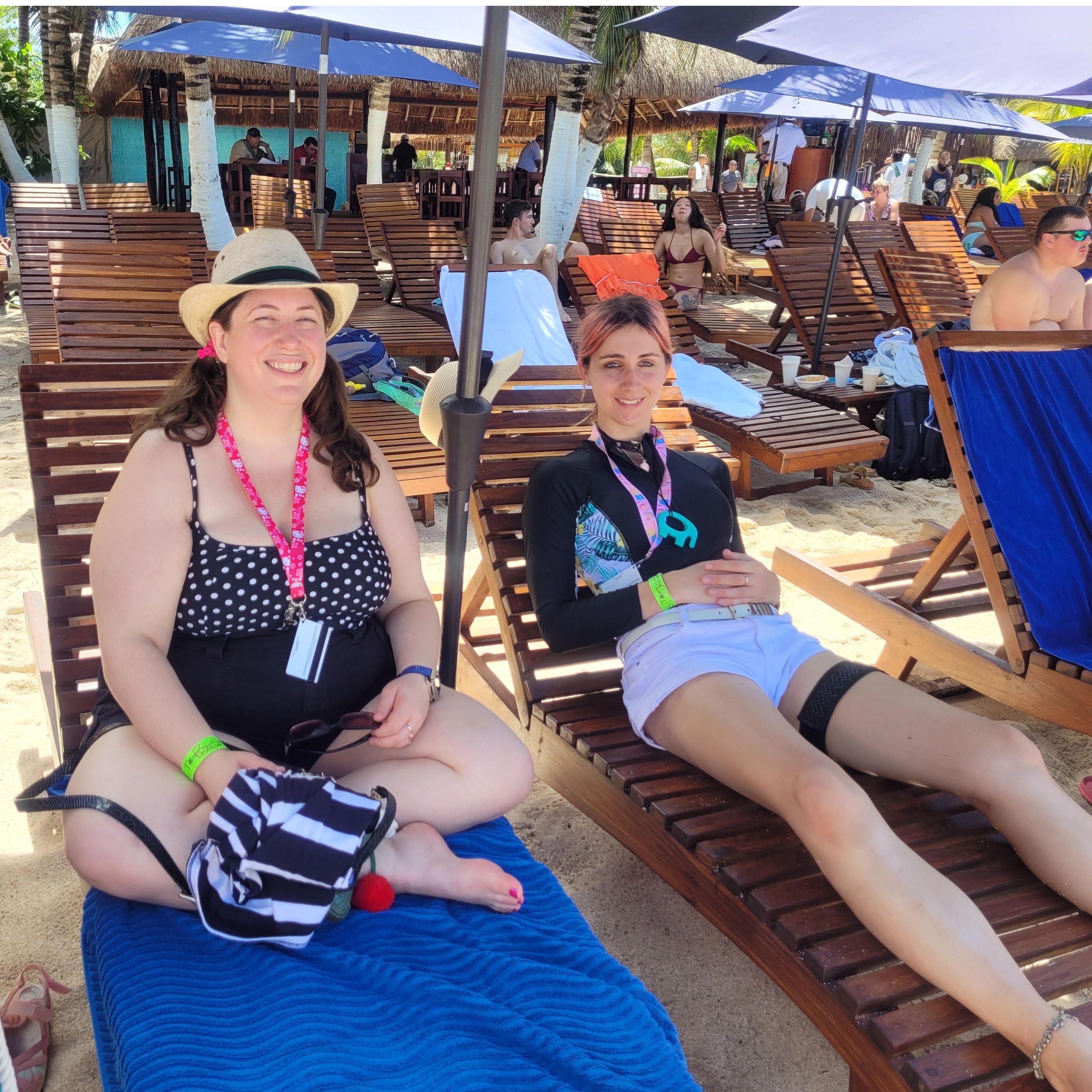 Our first cruise together, in Cozumel