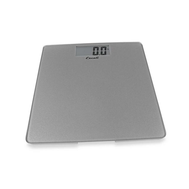 Escali® Glass Platform Bathroom Scale in Silver