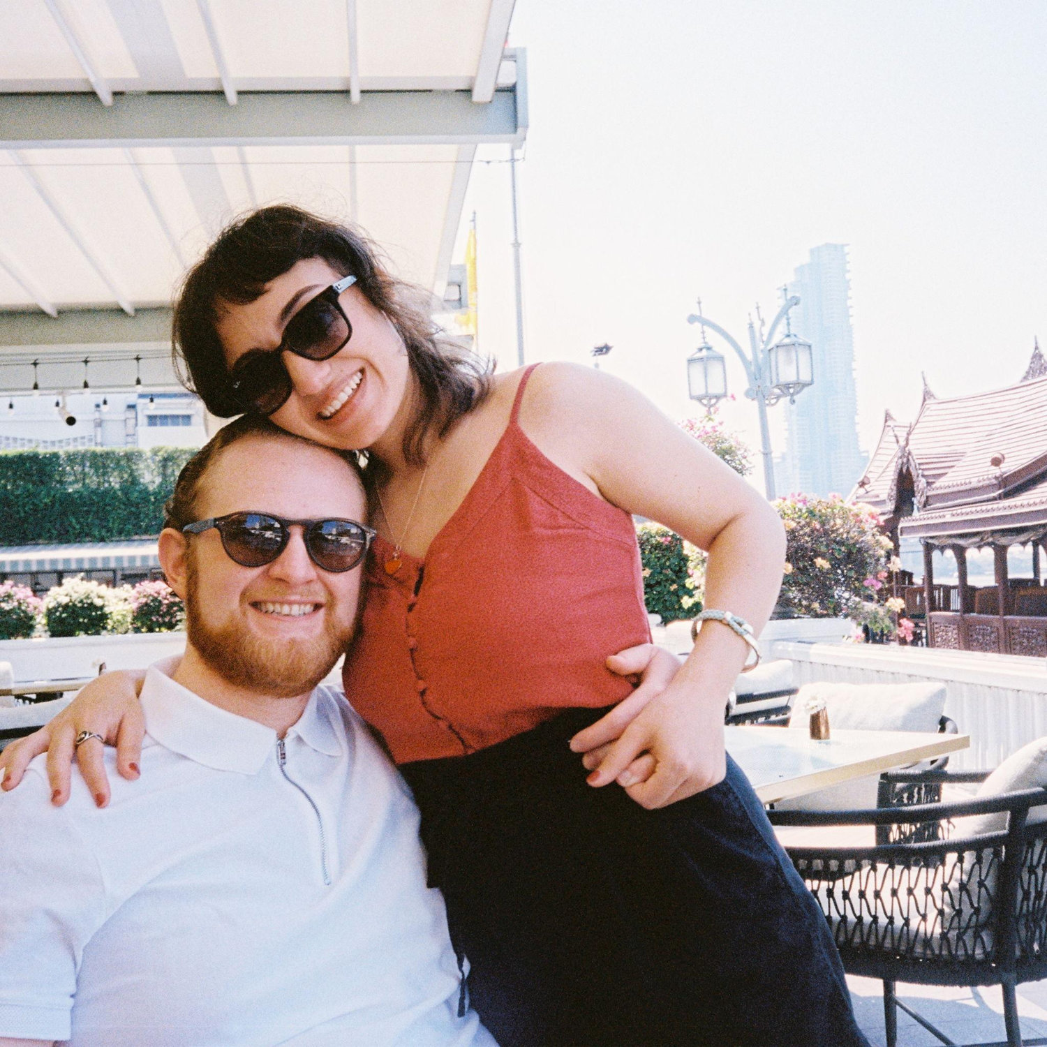 Reunited in Bangkok after 5 months doing long-distance (Bruce in Vegas, Anna in Cambodia). December 2022.
