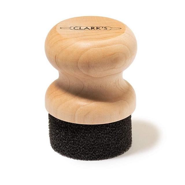 CLARK'S Oil & Wax Round Applicator (New V2 Design!) | USA Maple Construction | Cutting Boards - Butcher Blocks - Wood Utensils