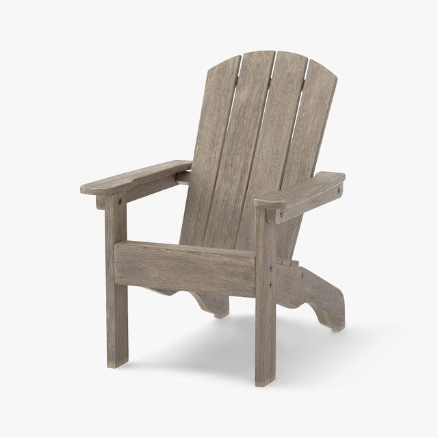 Toddler Play Adirondack Chair, Weathered Gray