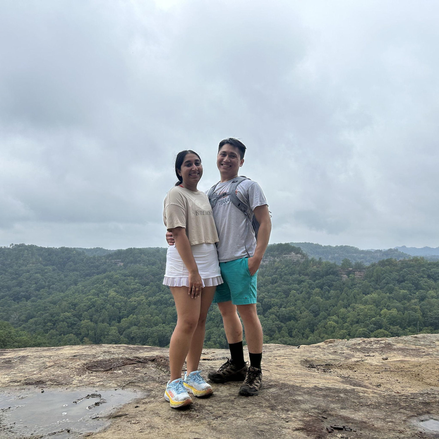 "I never want to go hiking again" -Sarvika