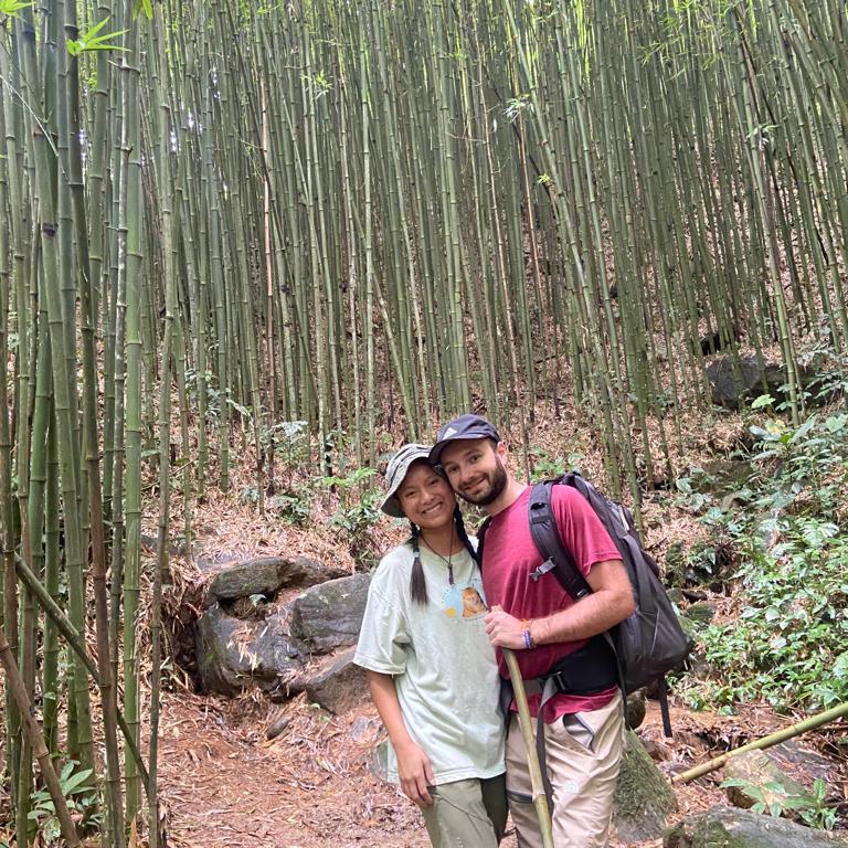 Bamboo forest during our 2 day trek in Sapa