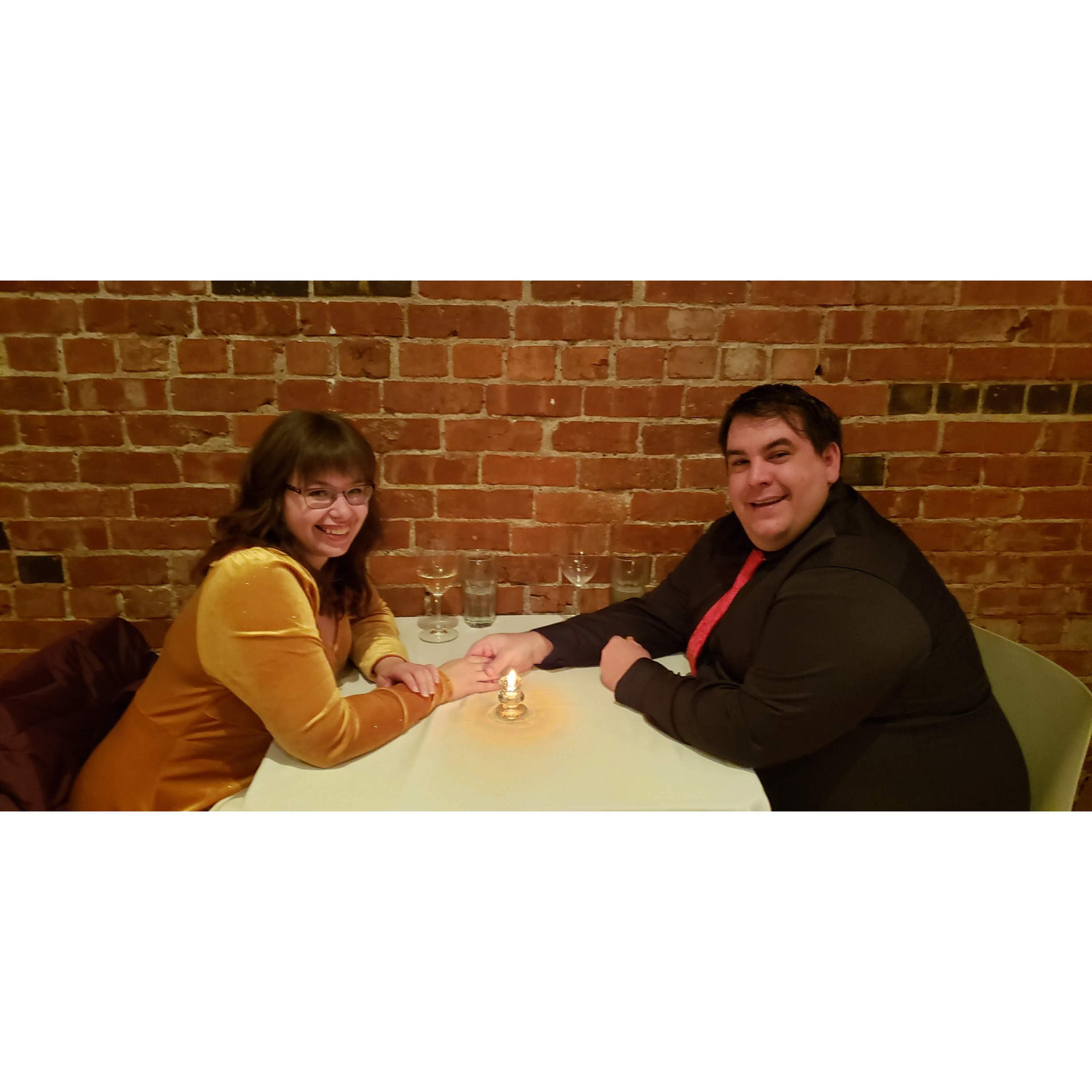 Second anniversary! We always go to Lucca, a local Italian restaurant.
