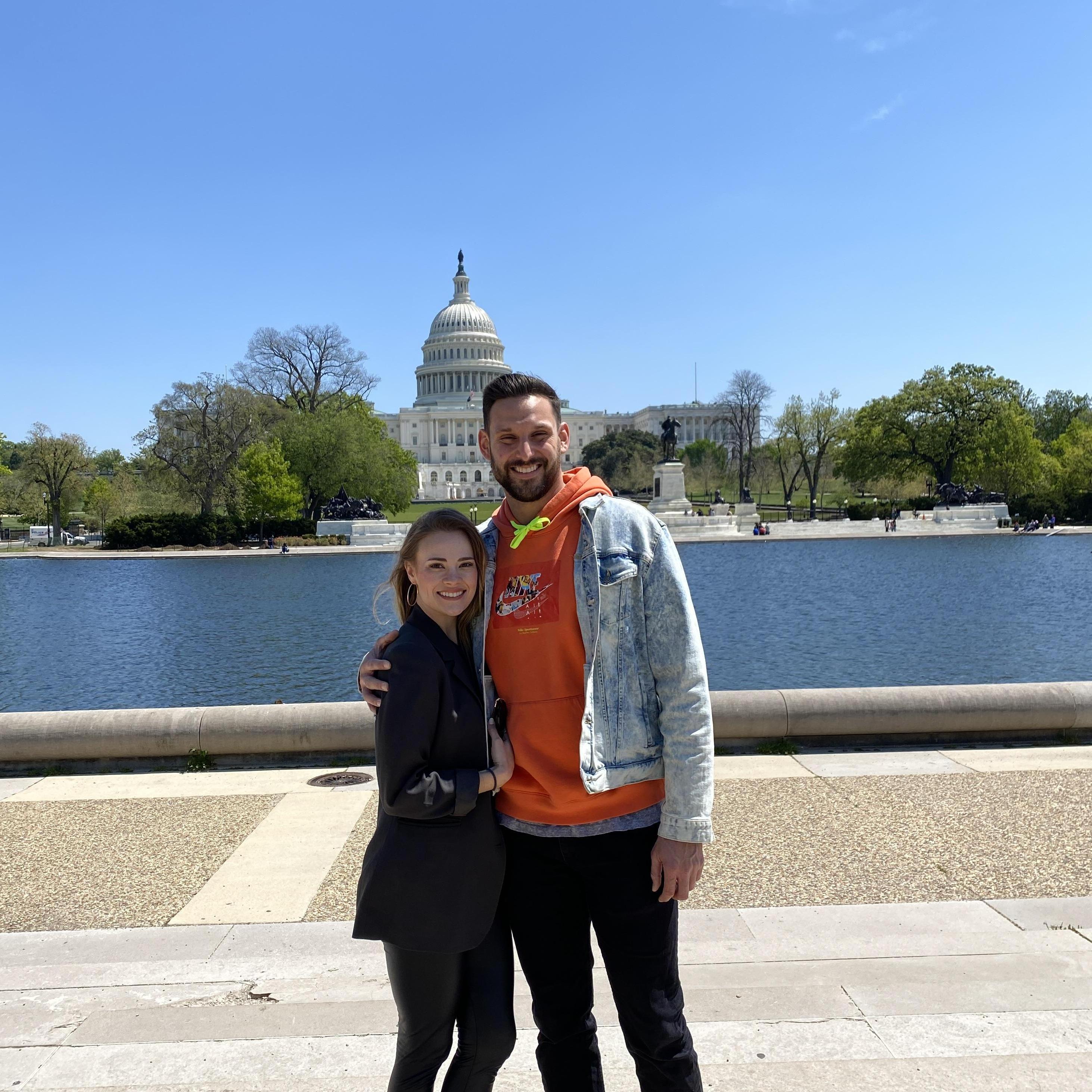 Cooper’s first trip to Washington D.C.