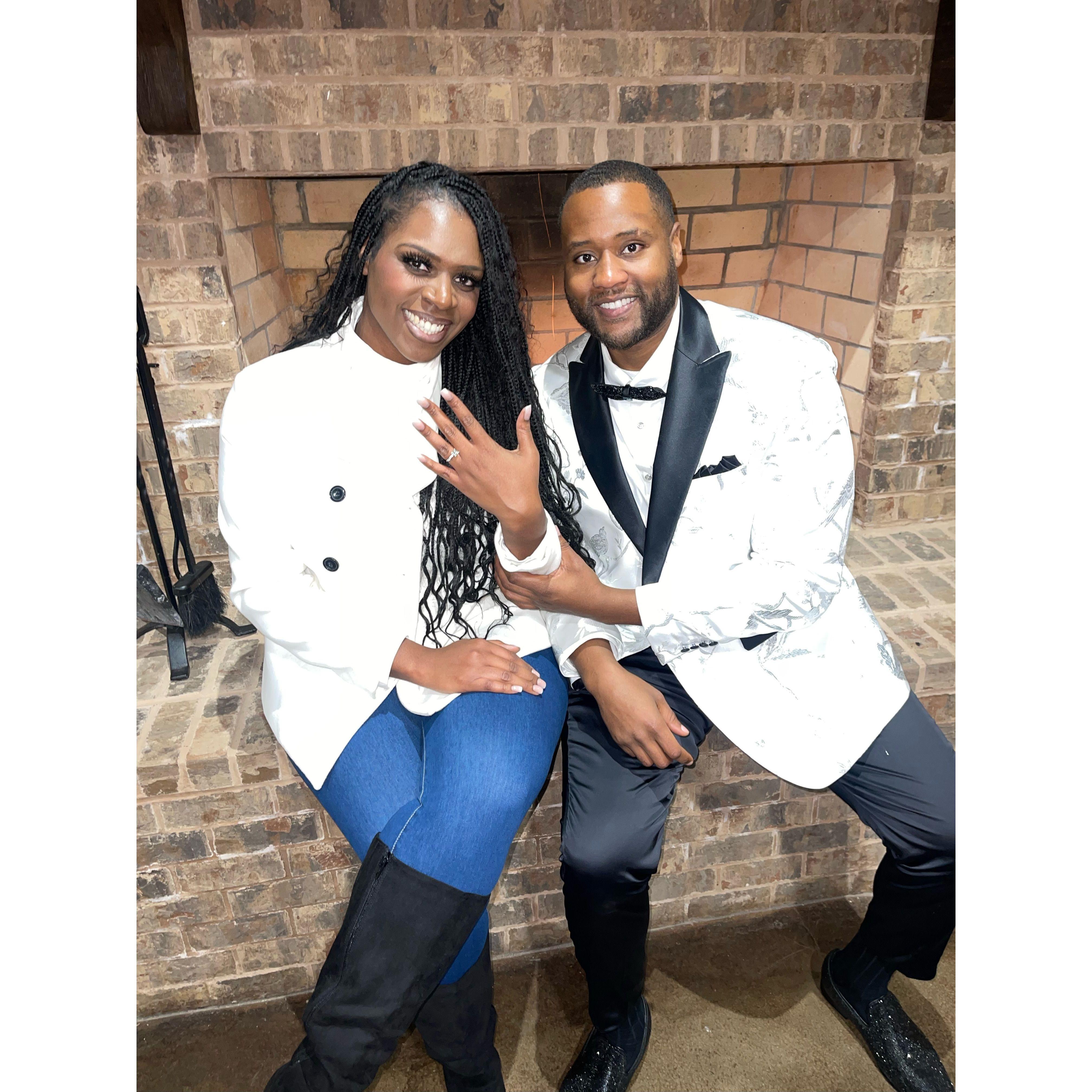 Travis orchestrated a surprise proposal on December 15, 2023 amongst family, friends, and loved ones at Bella.