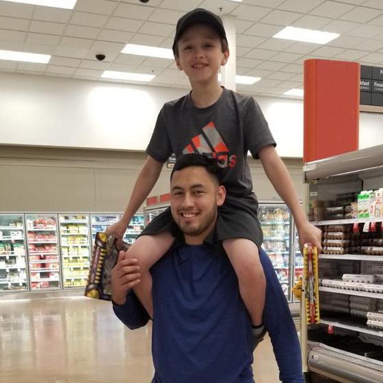 On top of the world at Target - feeling tall and mighty!