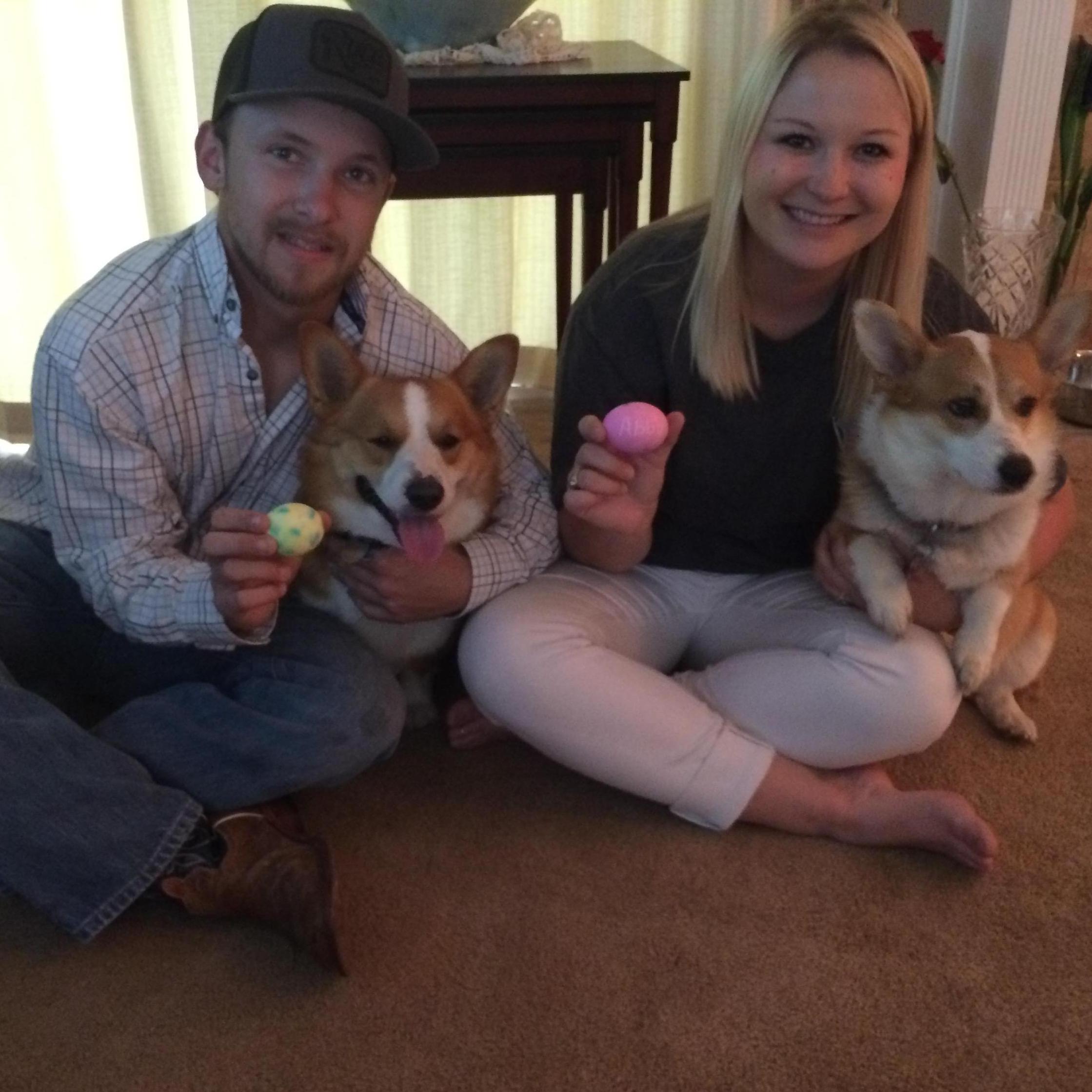 Easter Sunday with Stubbs and Abby!