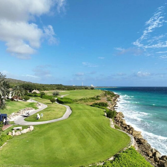Golfing on our Honeymoon at Old Quarry!