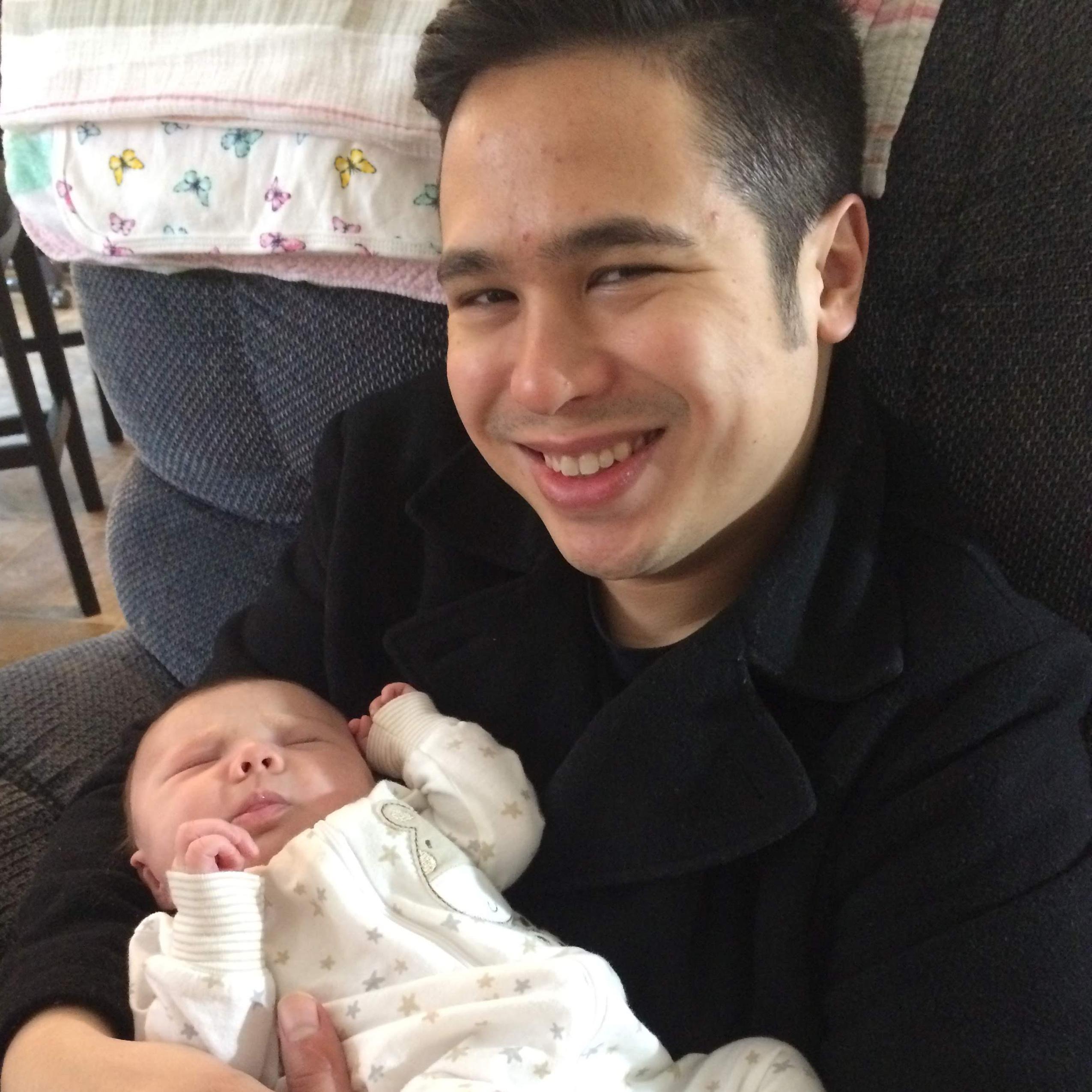 Such a proud uncle!
Christmas Day 2017