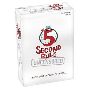 PlayMonster - 5 Second Rule Uncensored Board Game