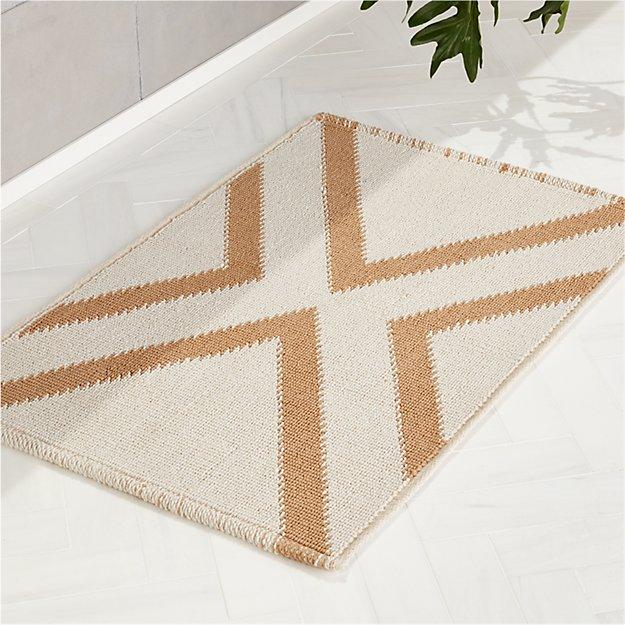 X Base Khaki Bath Mat