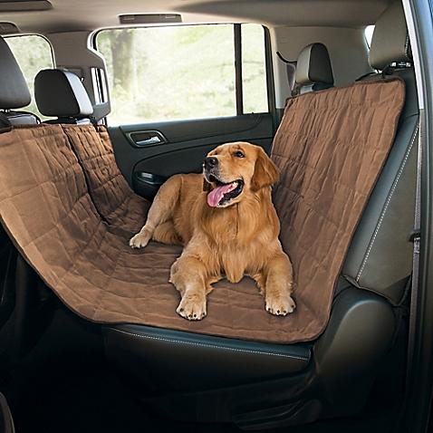 Pawslife® Quilted Pet Hammock Car Seat Cover in Grey