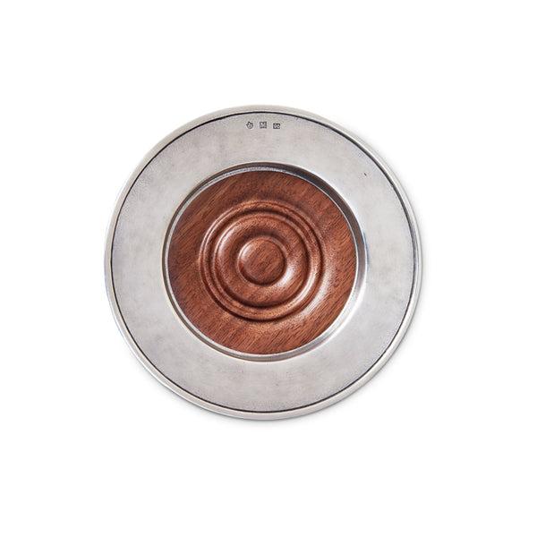 Match Convivio Wine Coaster w/ Wood Insert