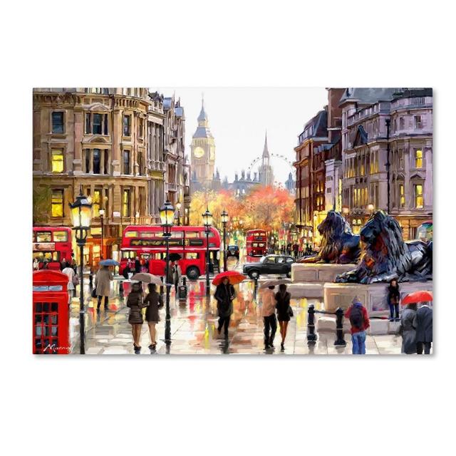 London Landscape by The Macneil Studio, 30x47-Inch Canvas Wall Art