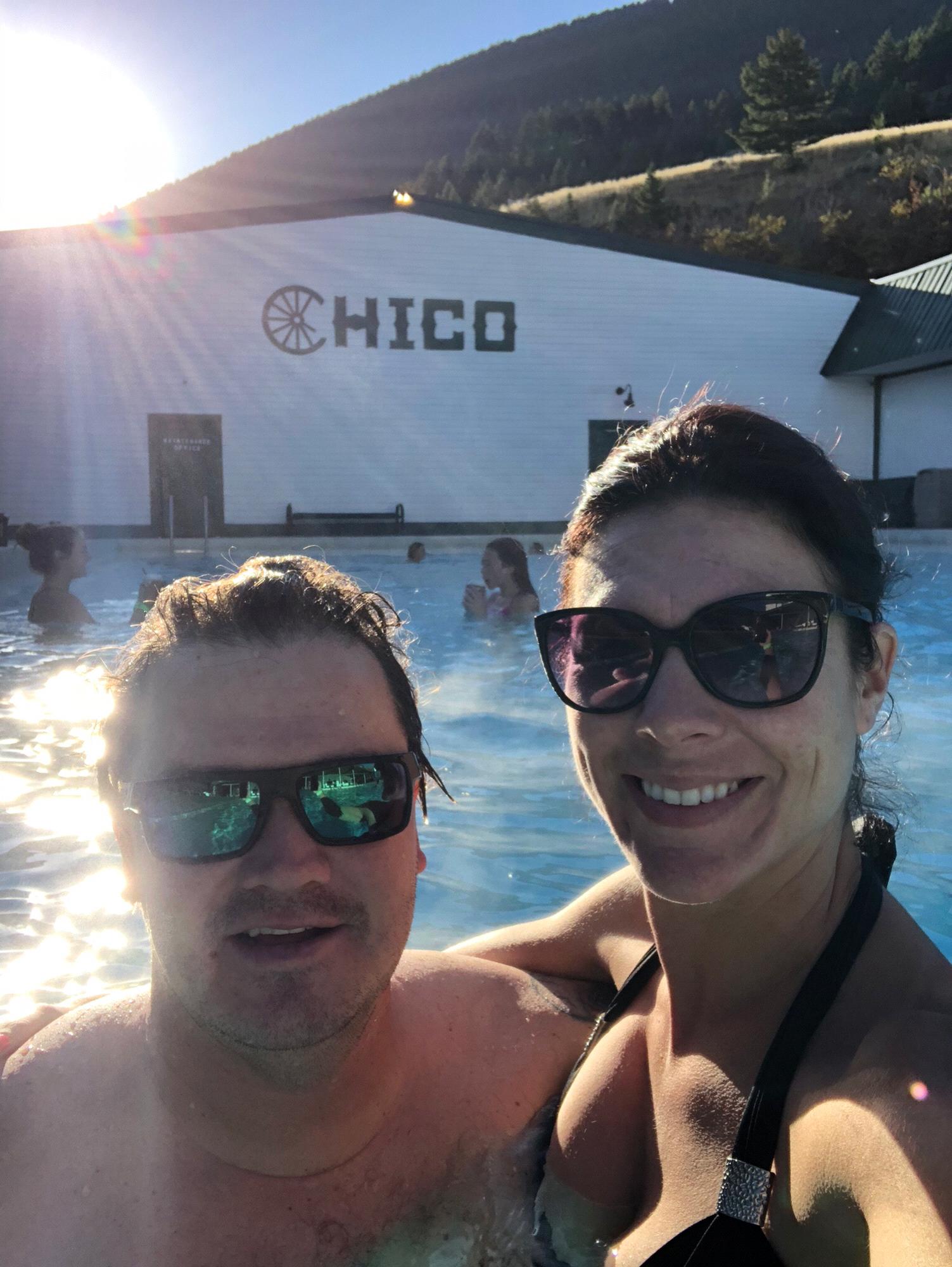 One of our favorite places, Chico hot springs!