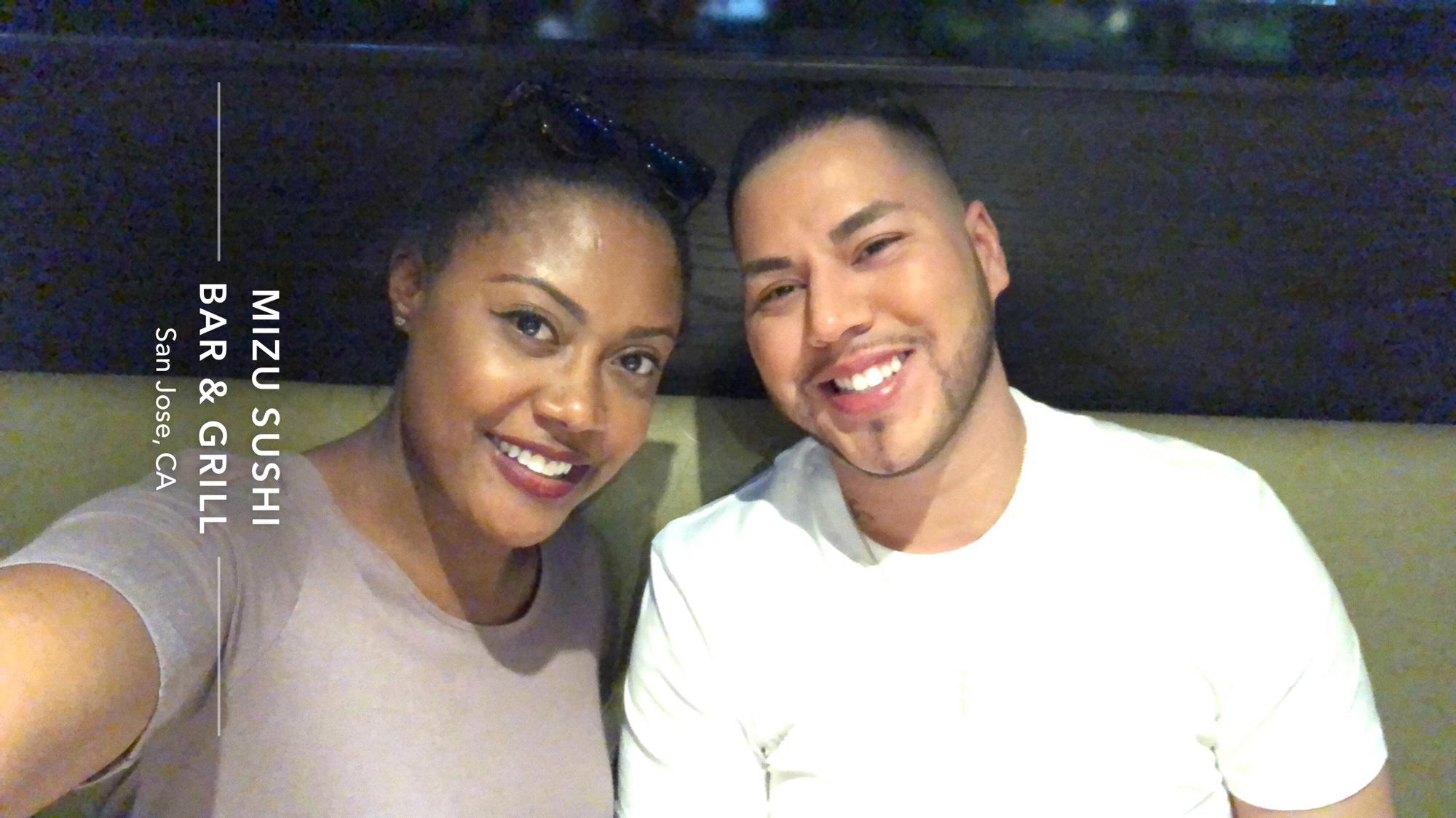 Kimberly & Ray together for her birthday at Mizu Sushi in Campbell, Ca. 18’