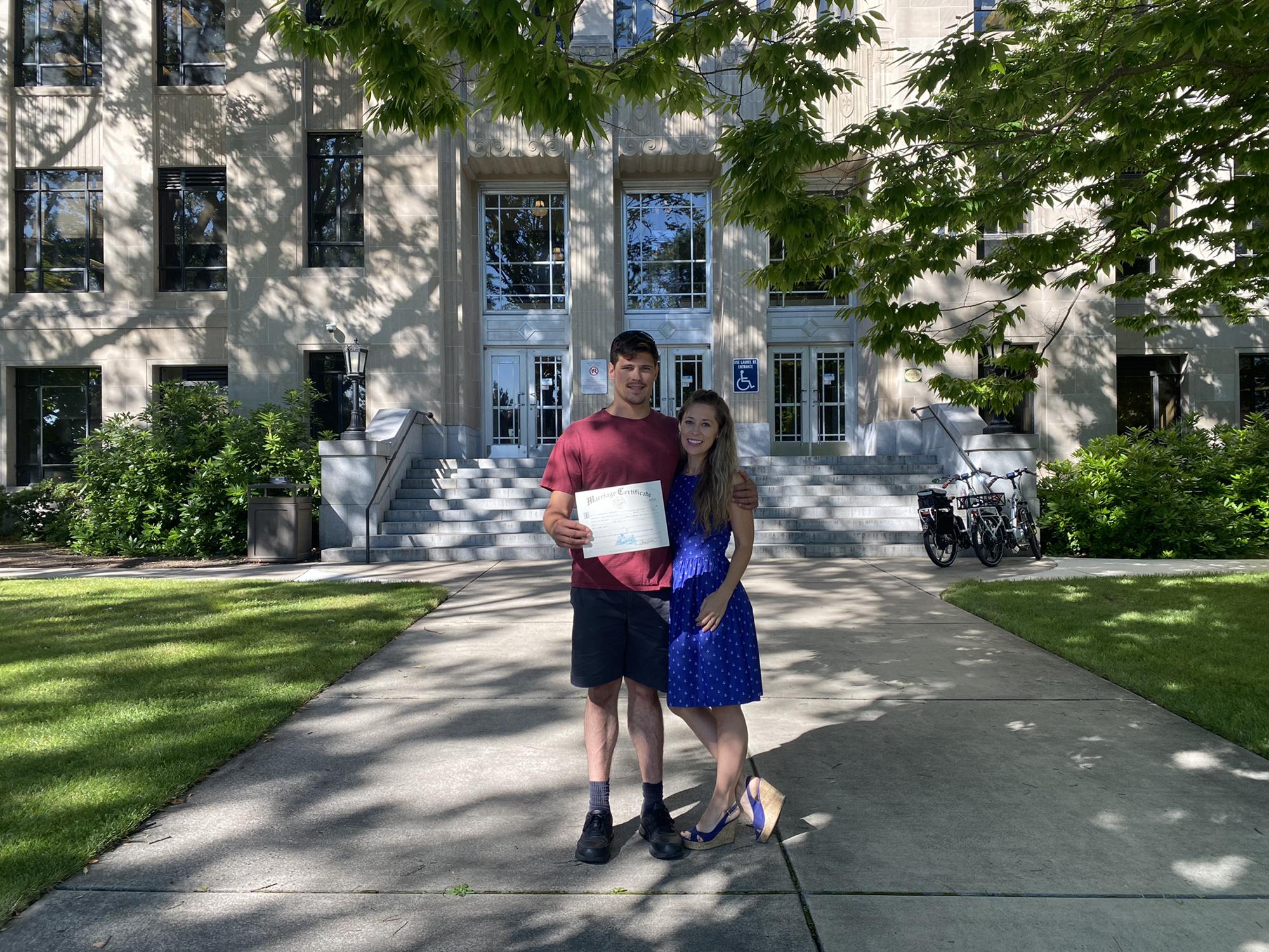 7/8/2021: Applied for the Marriage License ❤️❤️
