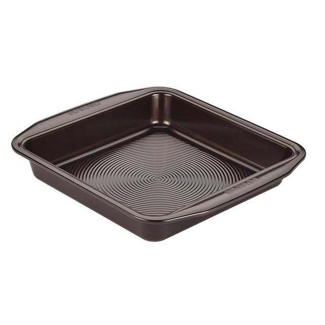 Circulon Nonstick Bakeware Nonstick Baking Pan / Nonstick Cake Pan, Square - 9 Inch, Brown