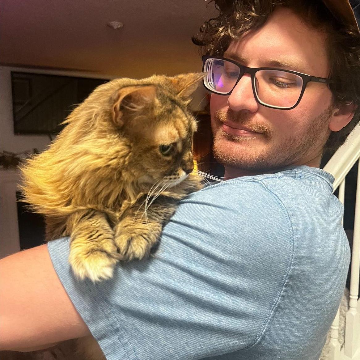 Queenie doesn't love being picked up